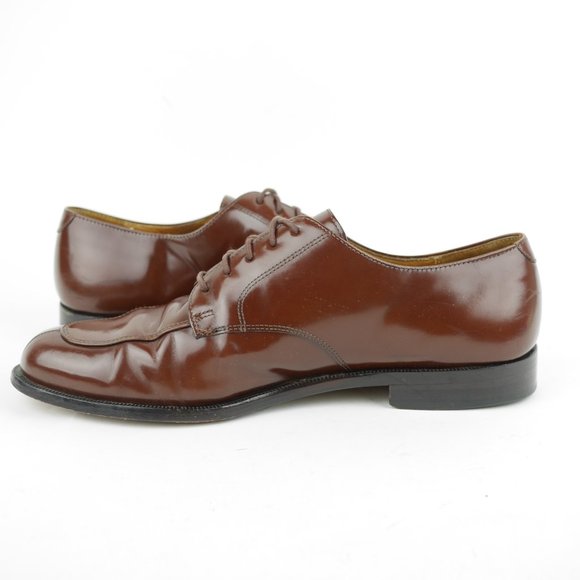 COLE HAAN Men\'s 11 Brown nutmeg leather oxfords dress business casual shoes main image 8